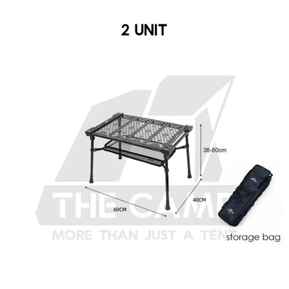 Shinetrip Lightweight IGT Table Adjustable Height 2 unit / 3 unit Compact Storage Outdoor Camping Meja A573
