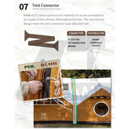 CC Pen 10 Inflatable Air Tent Accessories Retro Vintage Style Whimsical Outdoor Camping Pump Khemah Angin