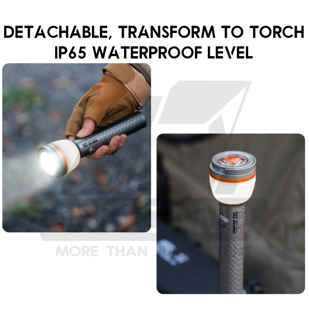 Shinetrip A591 Tripod Light 1.92m Tactical Telescopic Aluminium LED Work Stand Magnet Adjustable Lamp Outdoor Camping