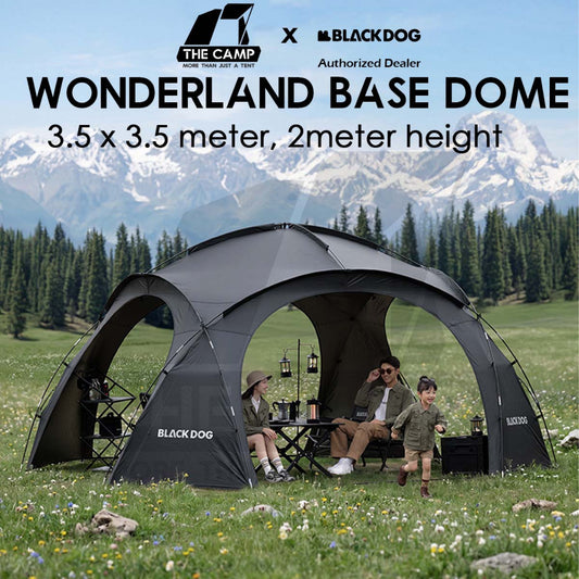 Blackdog Wonderland Base Manual Dome with optional Door Cloth Groundsheet Outdoor Camping CBD2550WS060