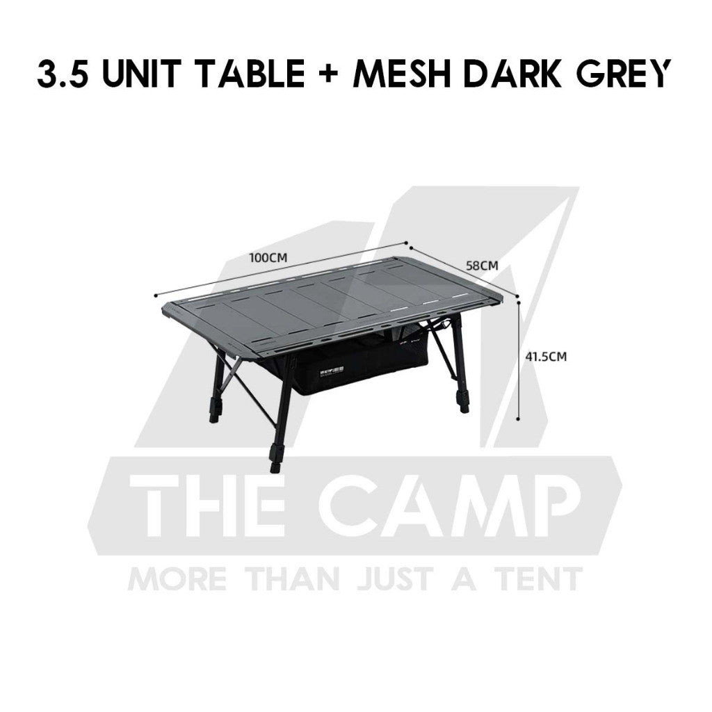 Shinetrip Tuoyu Tactical IGT Table 3.5 /  5 unit  Adjustable Height Expandable Side Outdoor Camping Modular Meja A584