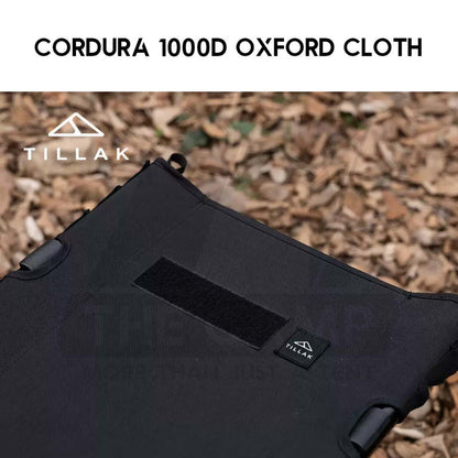 Tillak Double Chair Foldable Compact Size 1000D Cordura Folding Outdoor Camping Aluminium Kerusi Healing