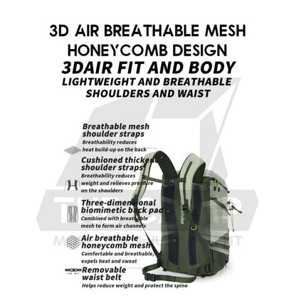 Naturehike Helium Series Backpack 25L / 30L+5L Splashproof Lightweight Hiking Camping Outdoor CNK2300016 CNK2300BB017