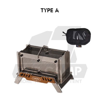 Wellhike SWS Mini Burner Firepit Incense Aroma Box Holder Firewood Fire Wood Rack