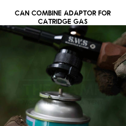 Wellhike SWS Flame Torch Gun Outdoor Camping High Power Firepit Fire Pit Burner Gas Adaptor Butane Flame Thrower