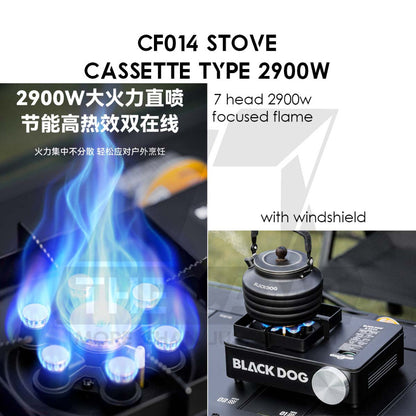 Blackdog Stove Mini Cassette Infrared 3100W 3500W 3300W 2900W 2800W CBD2300CW013 CBD2300012 CBD2550CF014 CBD2550CF015