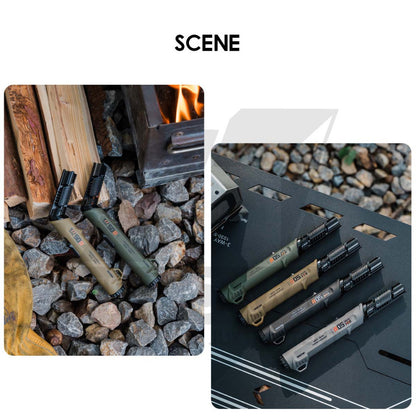 Shinetrip Torch Lighter Rotatating Head Blue Jet Flame Gun Outdoor Camping Butane Gas Burner Portable Pemetik Api A566