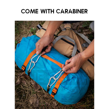 Elastic Spring Cord with Carabiner 8mm Thick Heavy Duty Outdoor Camping Trolley Wagon Bungee Hook Tali Ikat Barang