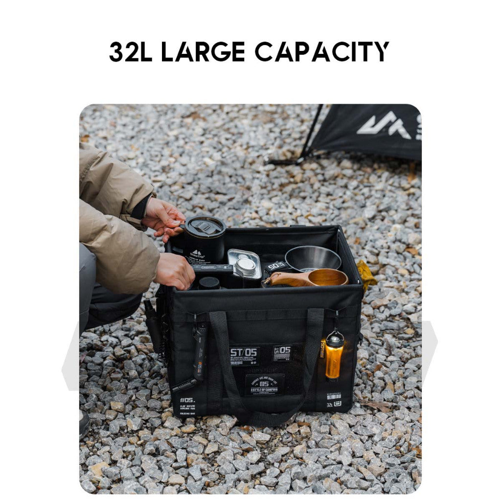 Shinetrip Foldable 32L Tactical Storage Bag Outdoor Camping Molle System Hard Soft Case A580