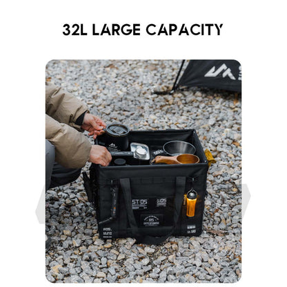 Shinetrip Foldable 32L Tactical Storage Bag Outdoor Camping Molle System Hard Soft Case A580