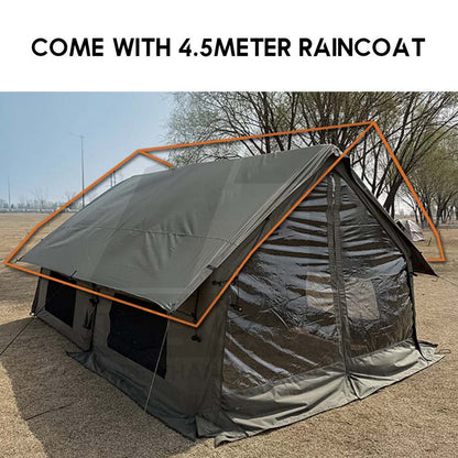 Spark AIR07 Air Tent 7+7m2 Large Space AIR 07 Black Army Green Gray Brown