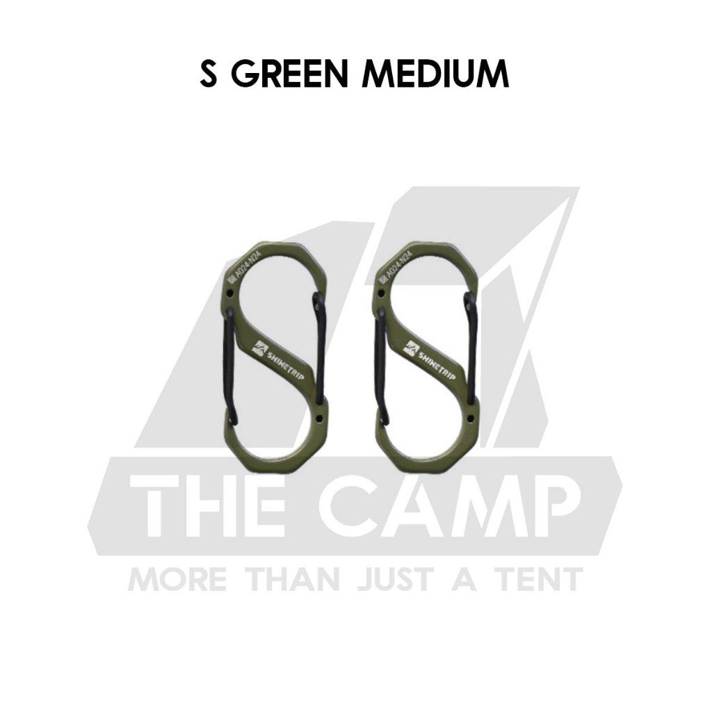 Shinetrip Deck Peg Fishbone Fish Bone Aluminium Carabiner Tarp Flysheet Pole Tent Khemah A572