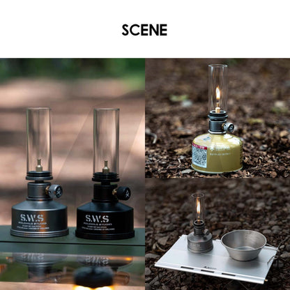 Wellhike SWS Gas Tank Refillable Reusable Lamp Extension Rod Foldable Stove Aluminium Butane Gas