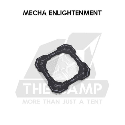 Shinetrip Cup Coaster Anti Hot Aluminium + Acrylic Outdoor Camping Anti Scratch Table Protector Tactical Style A560