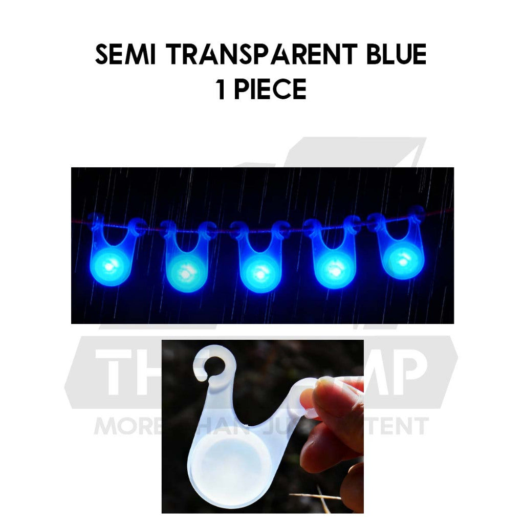 LED String Guard Light Mini Outdoor Camping Rope Hanging Warning Lamp Flashlight Safety Silicone Lampu Tali Battery