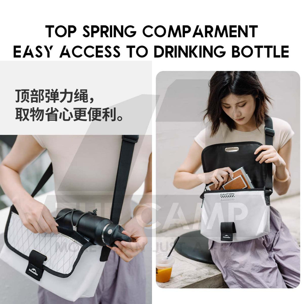 Naturehike Sling Shoulder Bag Outdoor Camping Travel Messenger Satchel Wallet Beg Unisex Kids Perempuan Gift C2450CF010