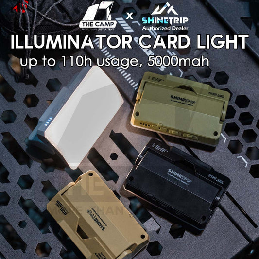 Shinetrip Illuminator Card Light 5000mah High Brightness Outdoor Camping Lamp Tripod Magnet Hanging Lamp Lampu A565