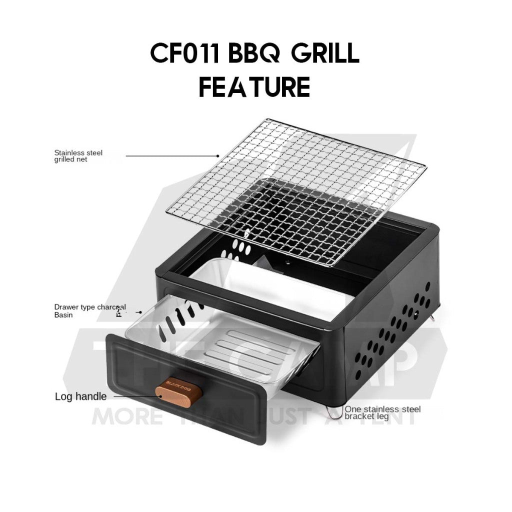 Blackdog Charcoal BBQ Grill Fire Pit Stove Outdoor Camping Folding Foldable Barbecue Firepit CBD2450CF010 CBD2300CF011