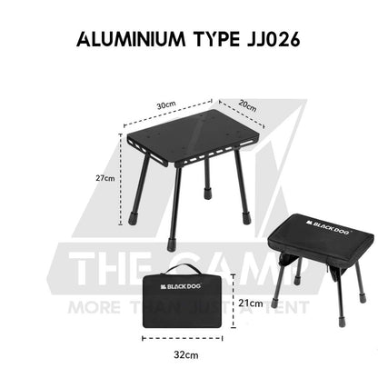 Blackdog Tactical Stool Aluminium Cloth ABS Folding Ultralight Portable Chair Outdoor Camping Bangkul Lipat CBD2650JJ011