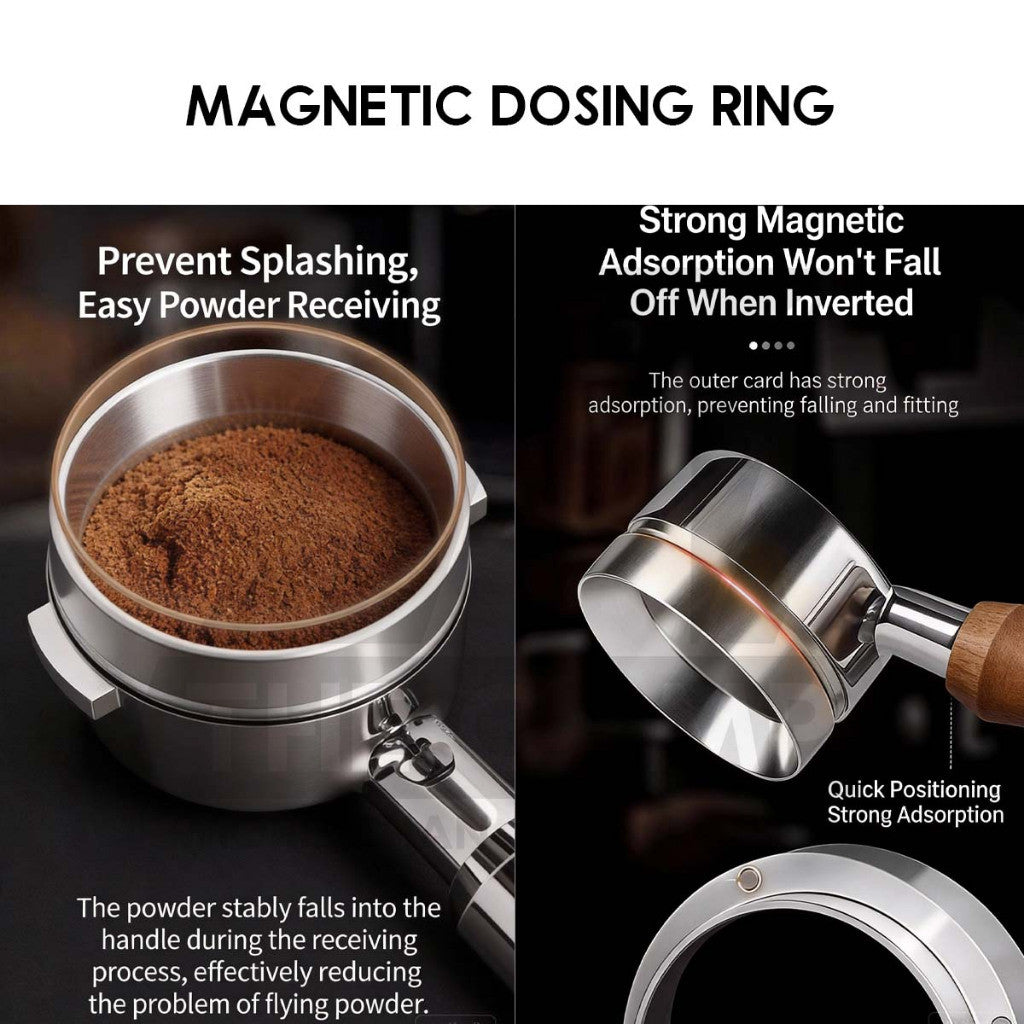 Cliton Coffee Accessories Dosing Ring Tamper Constant Pressure Tamper Coffee Stand