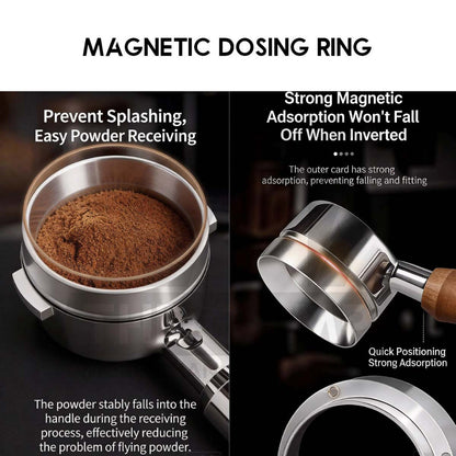 Cliton Coffee Accessories Dosing Ring Tamper Constant Pressure Tamper Coffee Stand