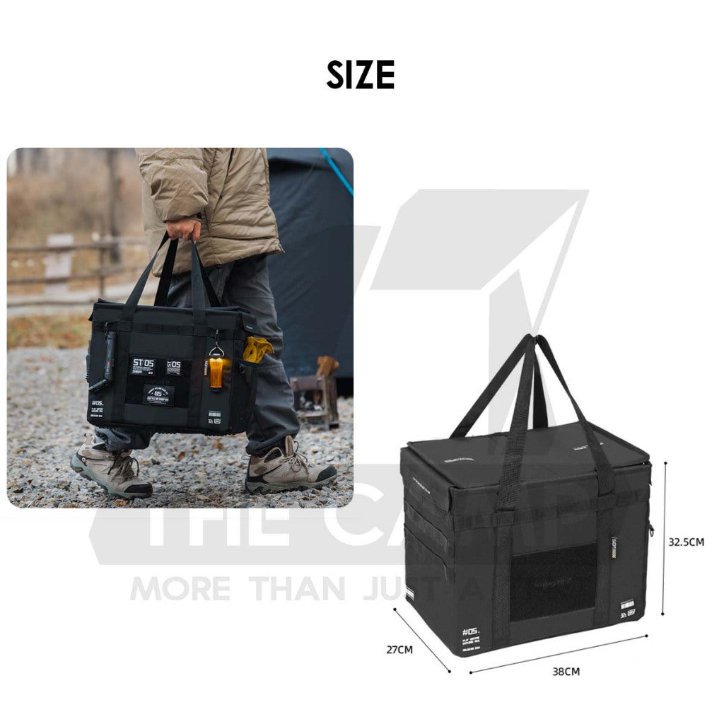 Shinetrip Foldable 32L Tactical Storage Bag Outdoor Camping Molle System Hard Soft Case A580