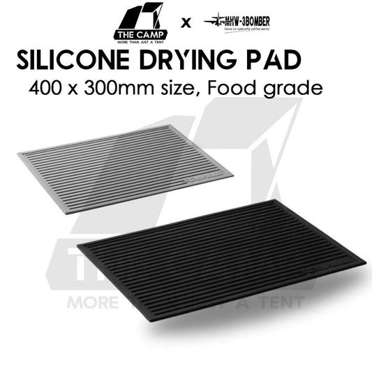 MHW-3BOMBER Coffee Bar Silicone Dish Drying Pad Mat Rubber Draining Cafe Barista Coaster Anti Slip