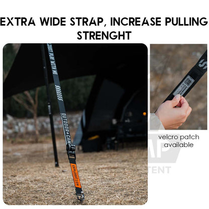 Shinetrip Tactical Rope Strap for Flysheet Tent Aluminium Pulley Quick Release Buckle Camping Guyline Tarp A576