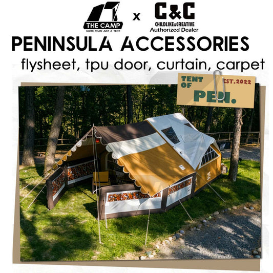 CC Pen 10 Inflatable Air Tent Accessories Retro Vintage Style Whimsical Outdoor Camping Pump Khemah Angin