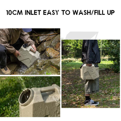 CC 10L Water Tank Bucket with Optional Water Dispenser Pump Outdoor Camping Accessories Picnic Hiking Fishing
