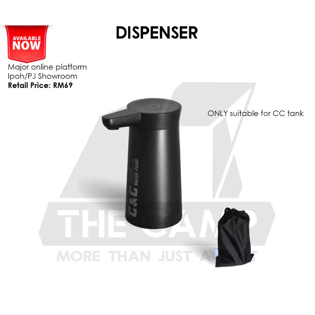 CC 10L Water Tank Bucket with Optional Water Dispenser Pump Outdoor Camping Accessories Picnic Hiking Fishing