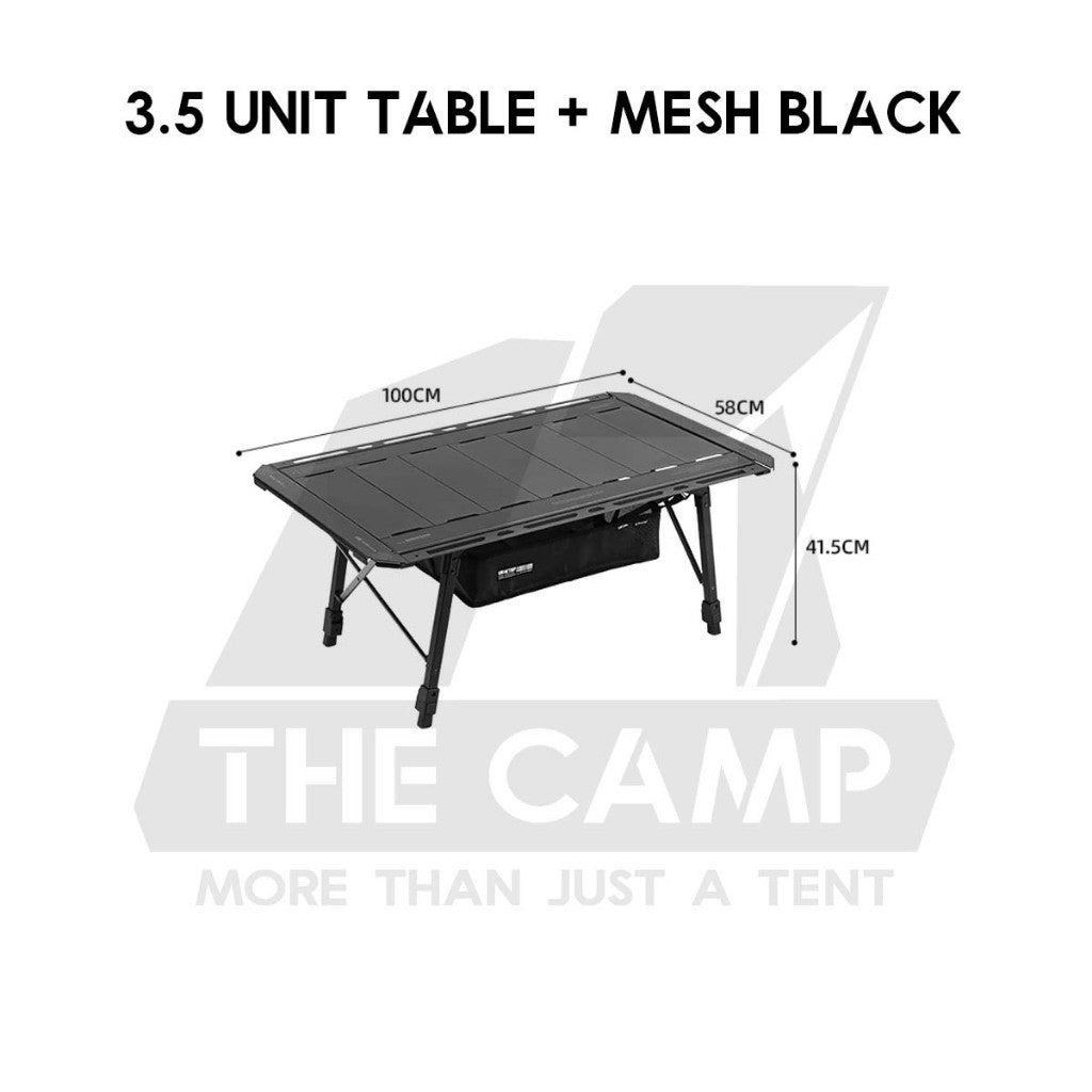 Shinetrip Tuoyu Tactical IGT Table 3.5 /  5 unit  Adjustable Height Expandable Side Outdoor Camping Modular Meja A584