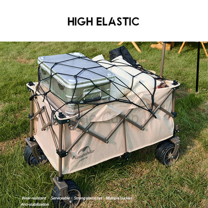 Naturehike Elastic Wagon Net Mesh Outdoor Camping Trolley Portable Stretch Pocket Tent Flysheet Pole Peg Nail Rope Table