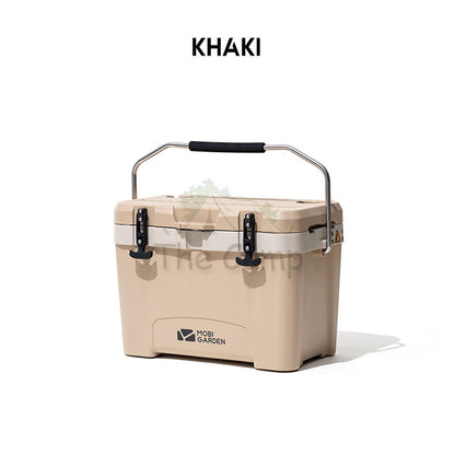 Mobi Garden Portable Cooler Box Ice Box 25L Camping Outdoor Picnic Food Trolley Storage Box Freezer Naturehike BlackDog