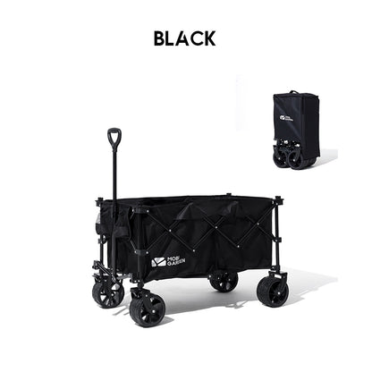 Mobi Garden Camping Portable Wagon Cart 10cm Thick Wheel 7 Inch 190L Litre Fast Easy Folding Trolley Naturehike