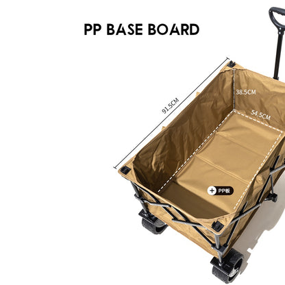 Mobi Garden Camping Portable Wagon Cart 10cm Thick Wheel 7 Inch 190L Litre Fast Easy Folding Trolley Naturehike