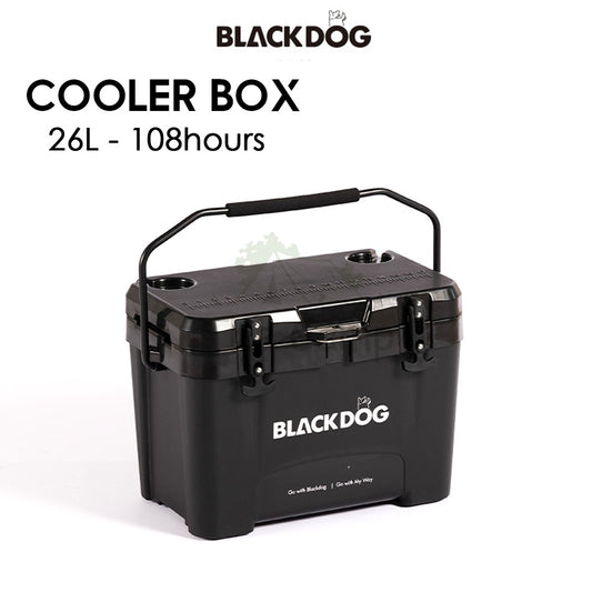 Blackdog Portable Cooler Box Ice Box 26L Camping Outdoor Picnic Insulated Food Trolley Storage Box Freezer Mobi Garden