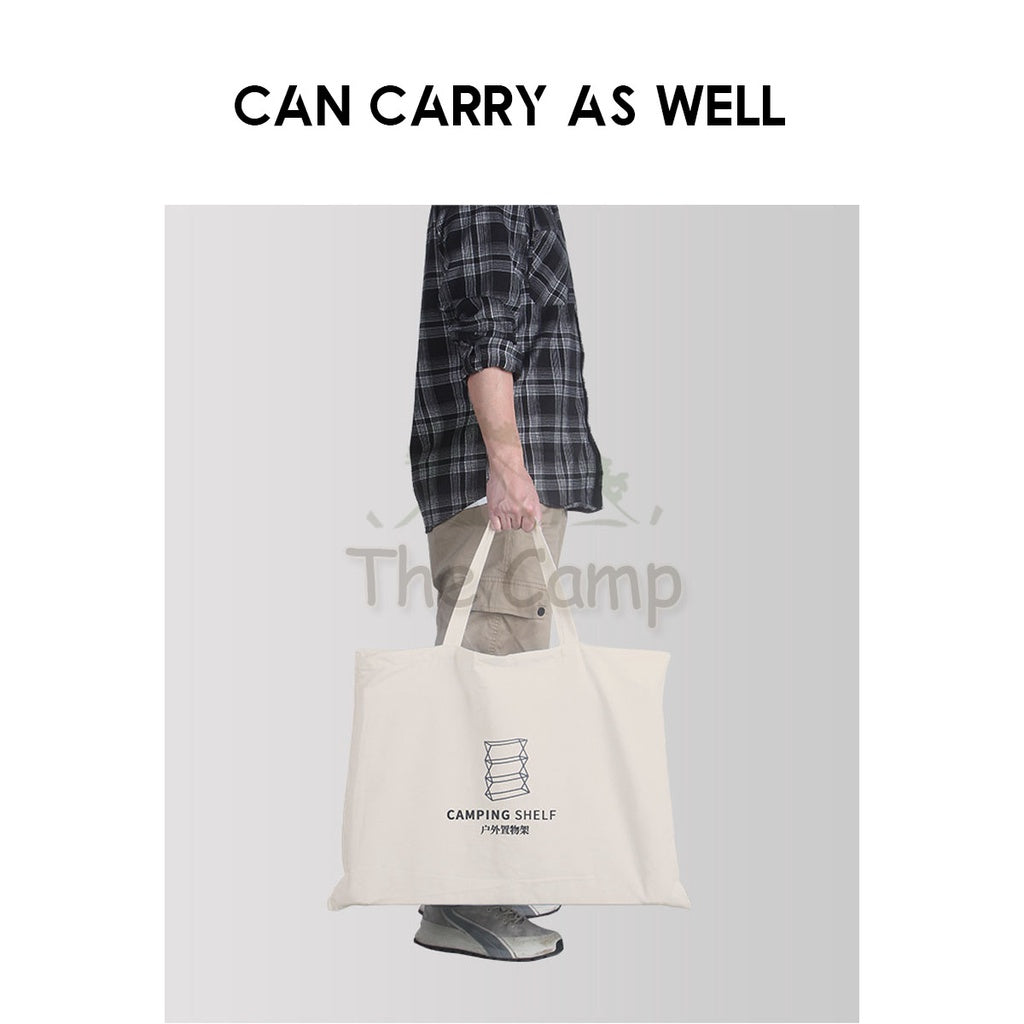 Bag For Multilayer Foldable Wood Shelf Portable Storage Rack Folding Multi 3 4 5 Layers Layer Camping Outdoor Hook