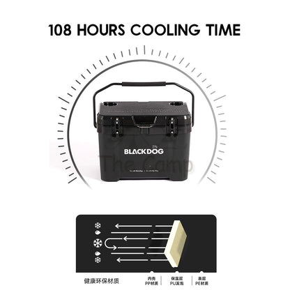 Blackdog Portable Cooler Box Ice Box 26L Camping Outdoor Picnic Insulated Food Trolley Storage Box Freezer Mobi Garden