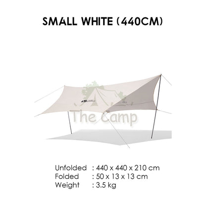 Mobi Garden Camping Flysheet Tarp Silver Coated UV Block Sunscreen Tent Canopy Outdoor Gear Equipment Family Naturehike