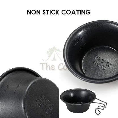 Blackdog Camping Tableware Cup Bowl Plate Sierra Cup Enamel Stainless Steel Aluminium Cookware Cup Set Equipment Utensil