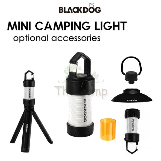 Blackdog ML4 Mini Camping Light Waterproof Outdoor Flashlight Reflector Tripod Tent Flysheet Tarp Rope Table BD-LYD008