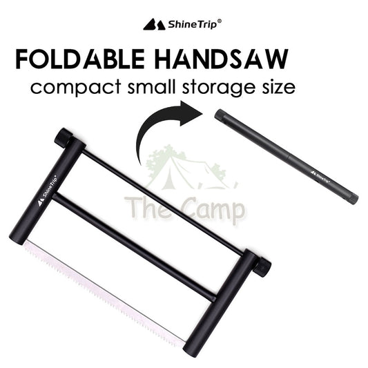 Shinetrip Foldable Handsaw Camping Outdoor Portable Saw Gergaji Aluminium Hammer Nail
