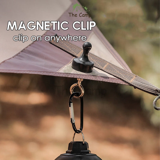 Magnetic Clip for Flysheet or Tent Magnet Clip Hanger Free Carabiner Pole Tarp Hook Lamp Light Camping Hanging