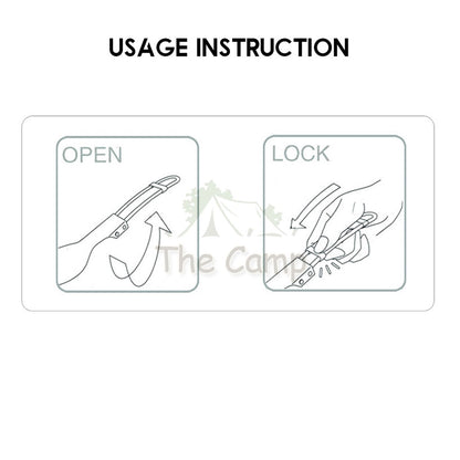 Foldable Cutlery Set Stainless Steel Outdoor Camping Spoon Fork Knife Tableware Kitchenware Bowl Plate Folding Stove Cup