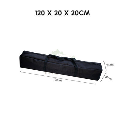 Camping Pole Storage Bag XL Large Long Size Black Equipment Bags Adjustable Pole Flysheet Tarp Tent Peg Nail