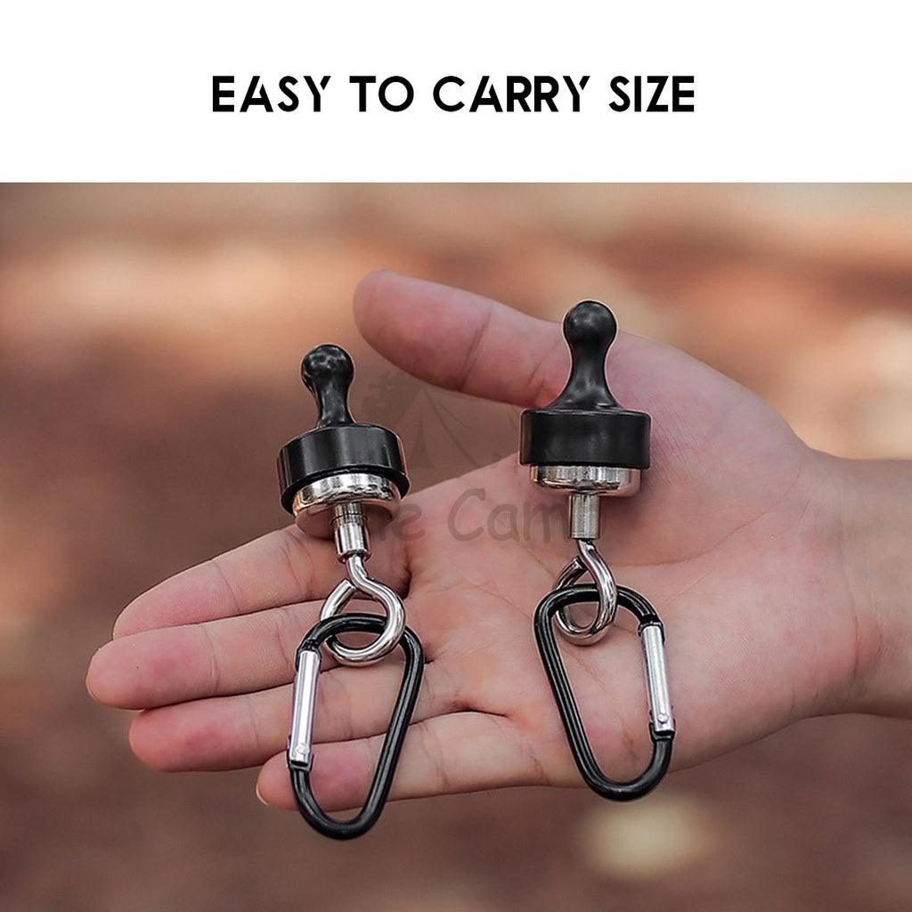 Magnetic Clip for Flysheet or Tent Magnet Clip Hanger Free Carabiner Pole Tarp Hook Lamp Light Camping Hanging