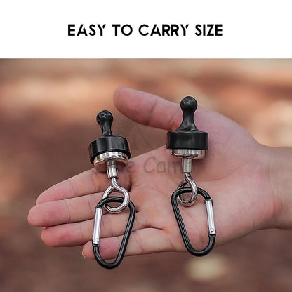 Magnetic Clip for Flysheet or Tent Magnet Clip Hanger Free Carabiner Pole Tarp Hook Lamp Light Camping Hanging