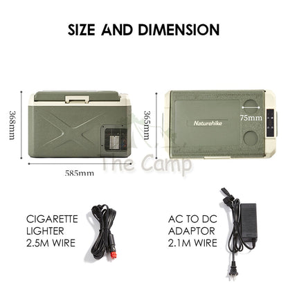 Naturehike Outdoor Car Refrigerator 30L Camping Freezer Fridge Cooler Box Ice Box Portable Car Tent Flysheet Storage