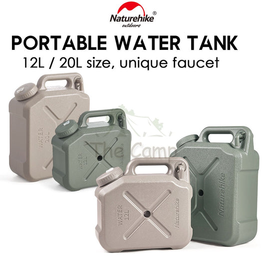 Naturehike Water Tank 12L 20L Portable Container Water Tap Outdoor Camping PP Food Grade CNH22CJ018